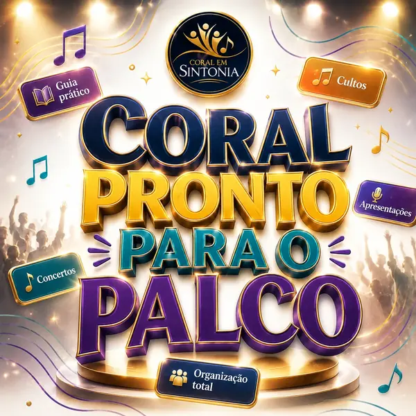 CORAL PRONTO PARA O PALCO